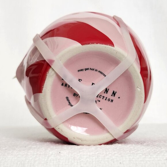 Rae Dunn Pink & Red Peppermint Stripe Measuring Cup Set for Christmas, New NWT - Picture 4 of 5